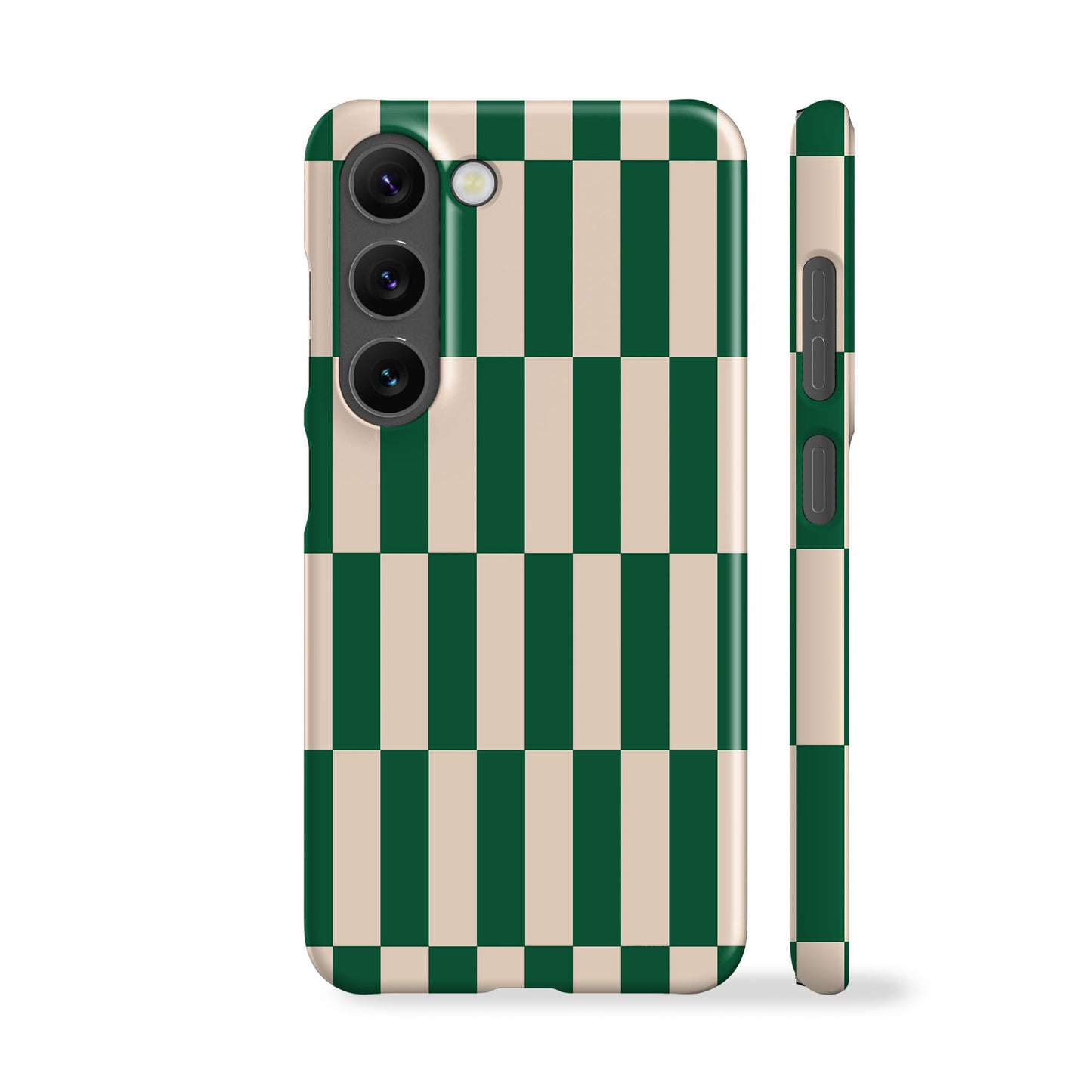 Tile Checkers Green Phone Case