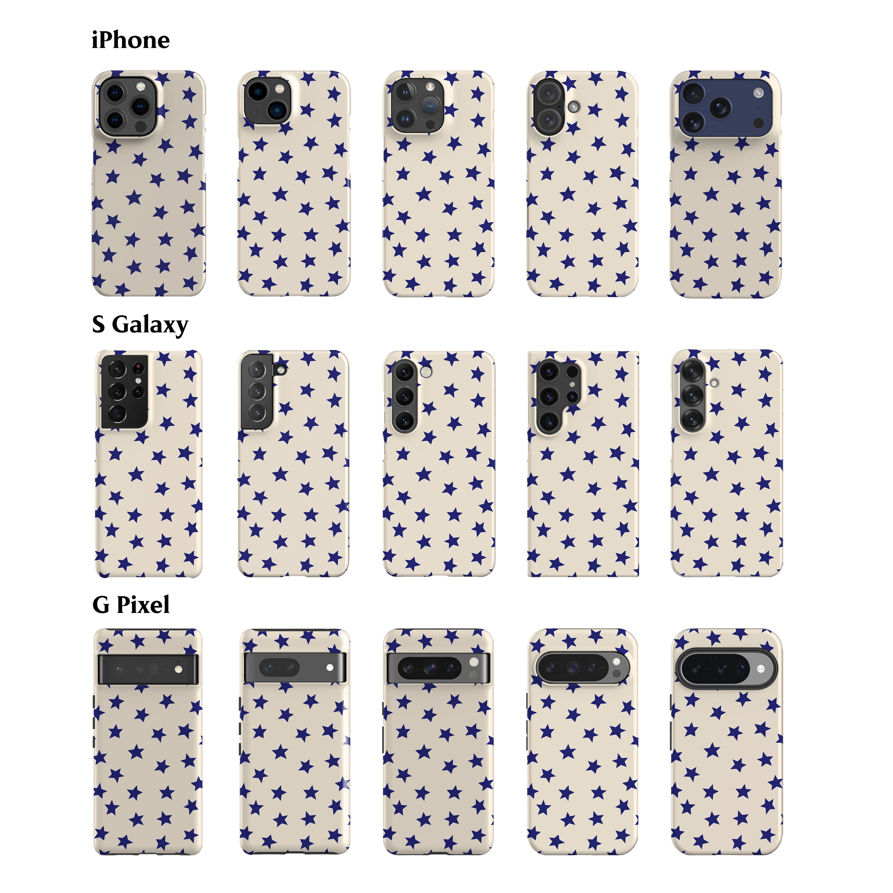 Tiny Blue Stars Phone Case