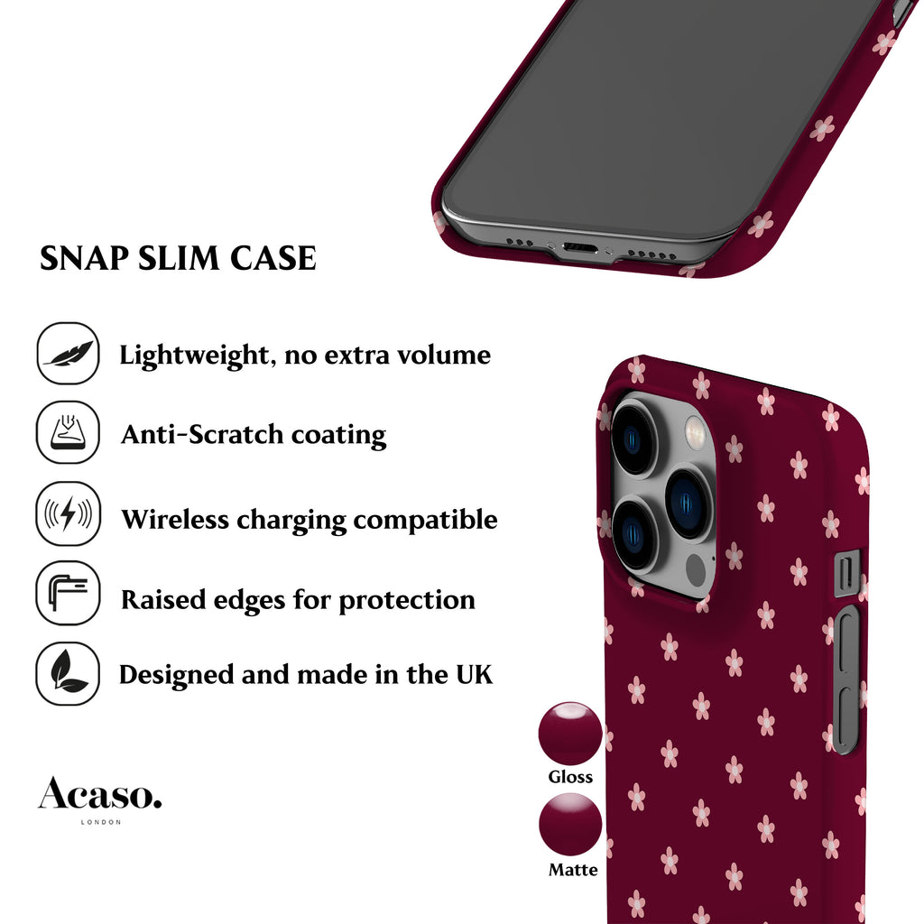 Tiny Pink Spring Flowers Phone Case