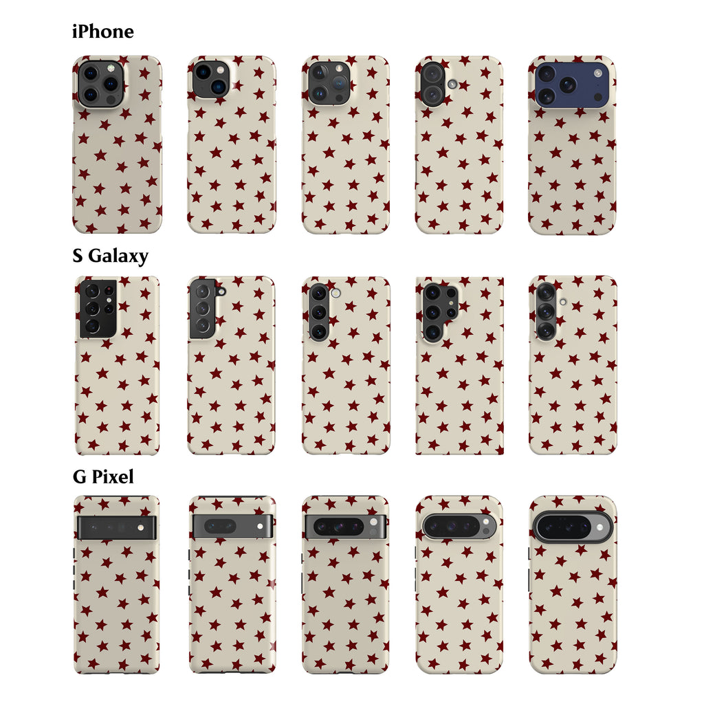 Tiny Red Stars Phone Case