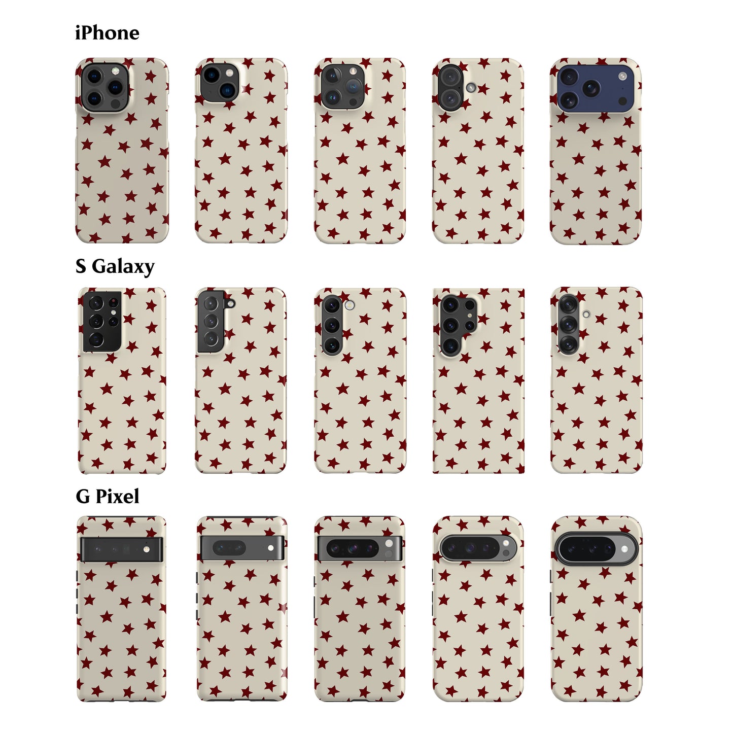 Tiny Red Stars Phone Case