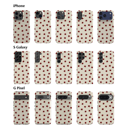 Tiny Red Stars Phone Case