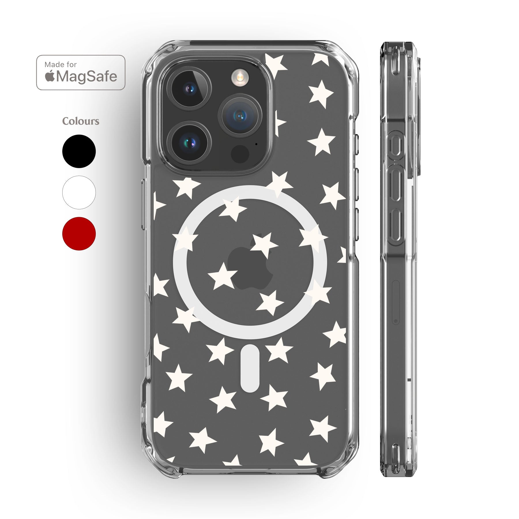 Mini Stars Clear MagSafe iPhone Case
