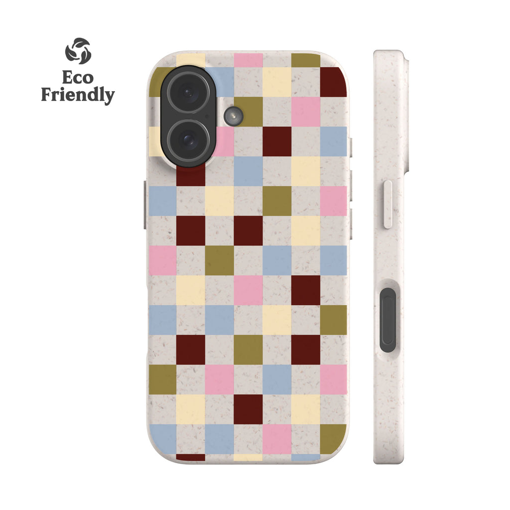 Toria Checkers Eco-Friendly Phone Case