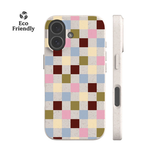 Toria Checkers Eco-Friendly Phone Case