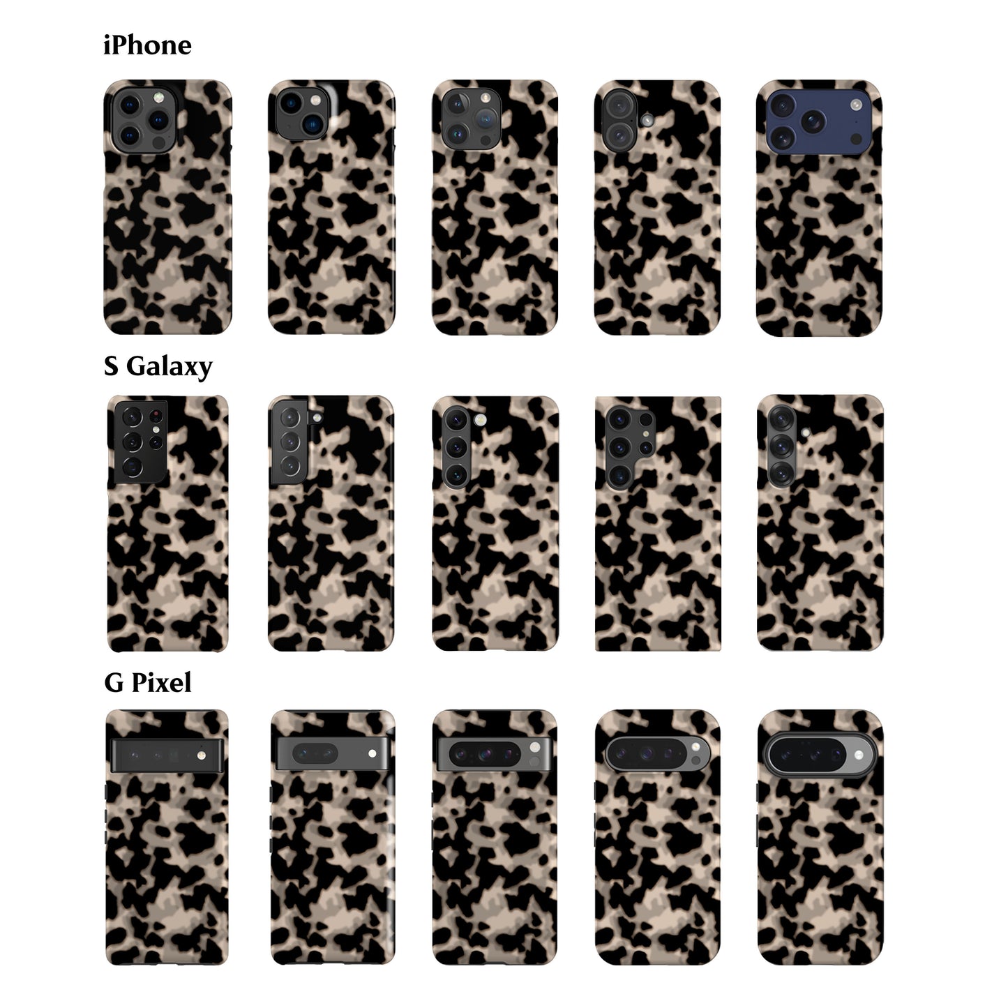 Tortoise Shell Almond Phone Case