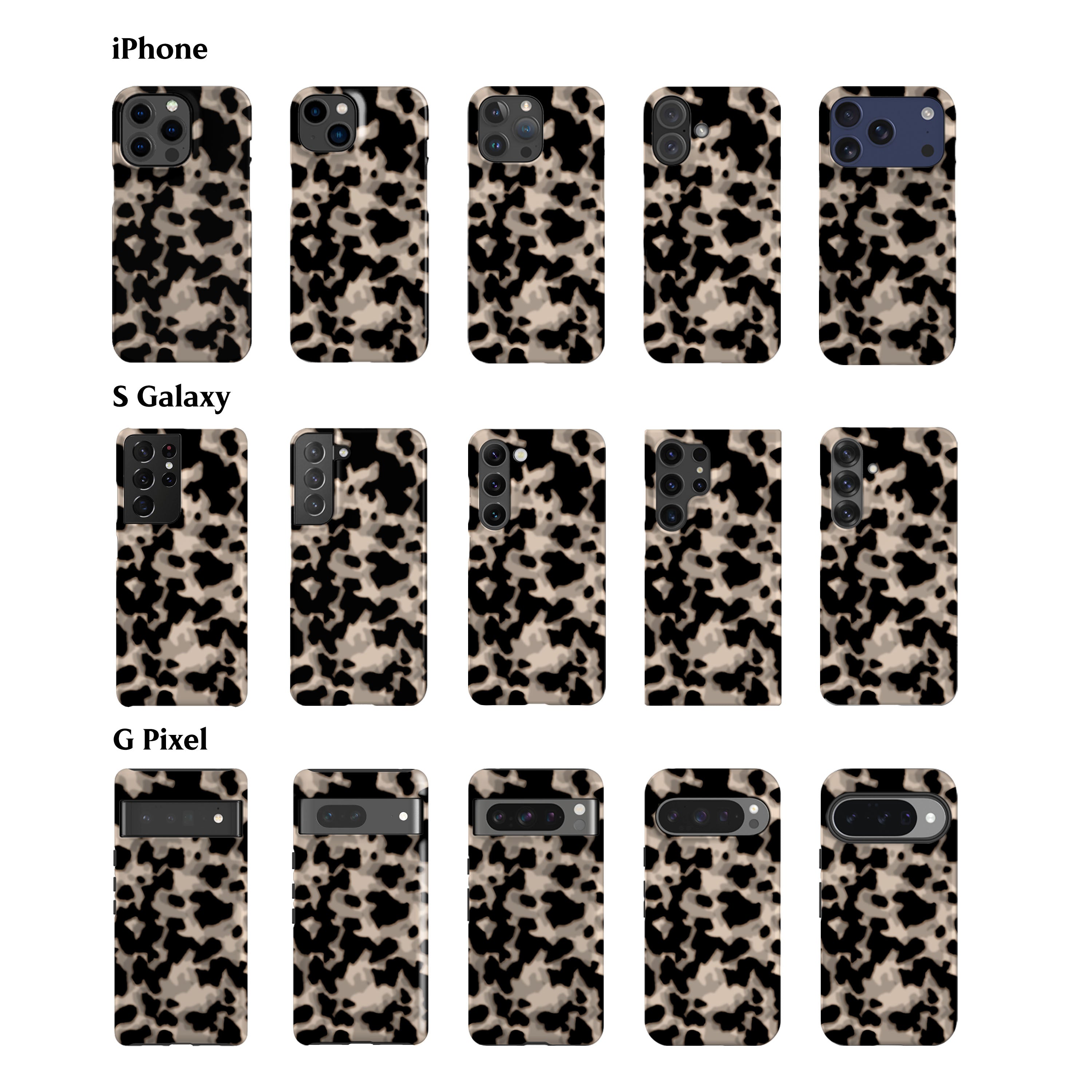 Tortoise Shell Almond Phone Case
