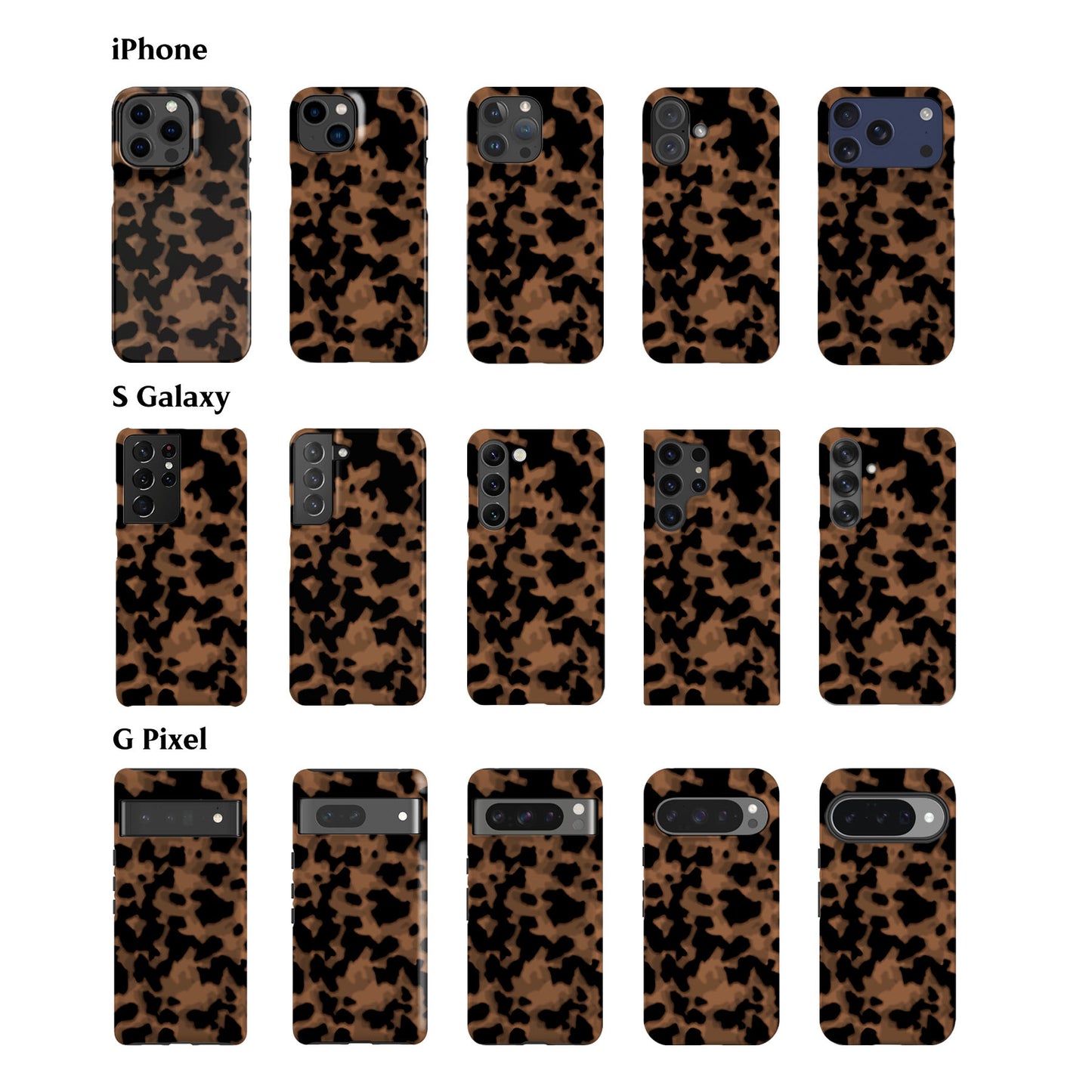 Tortoise Shell Bourbon Phone Case