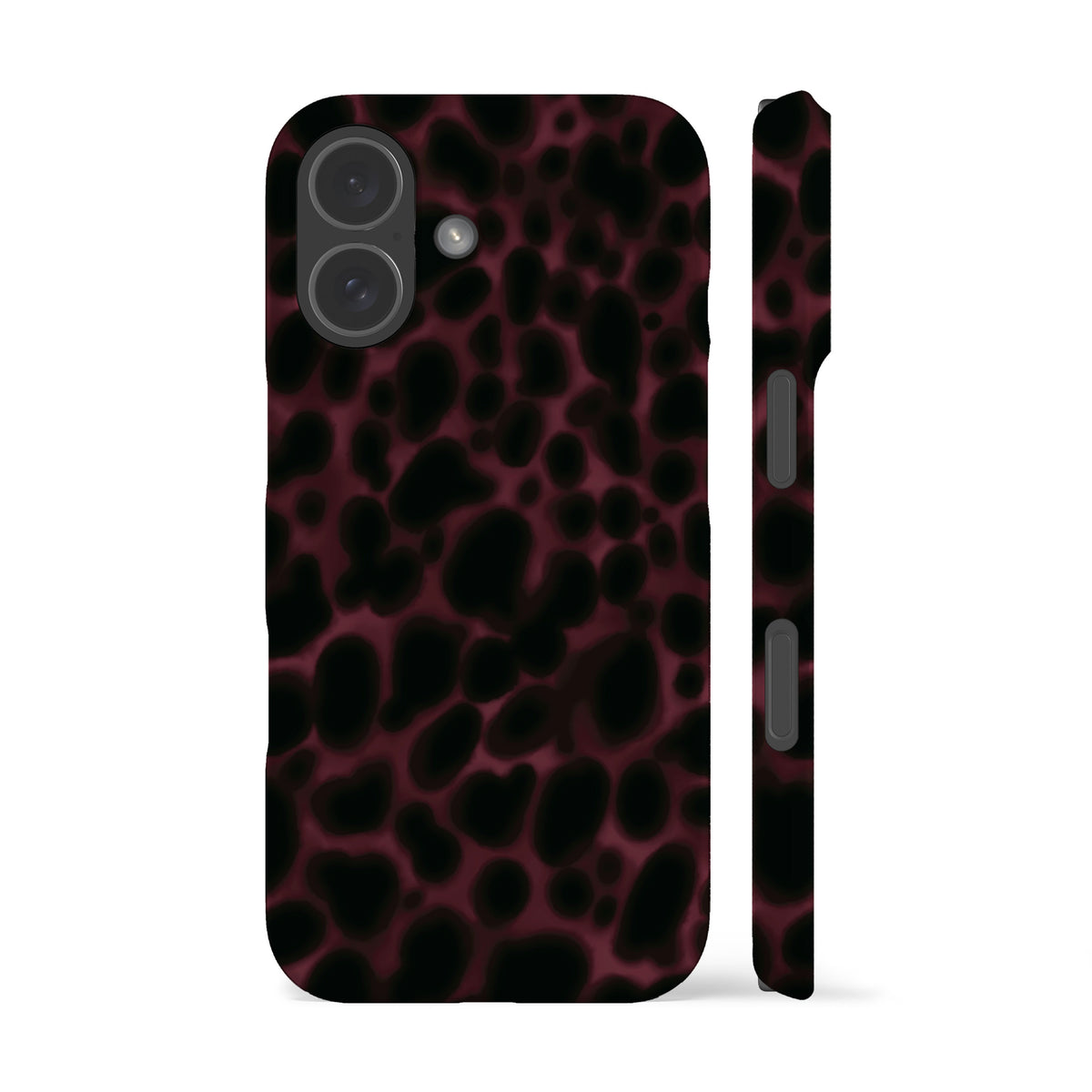 Tortoise Burgundy Spots Phone Case