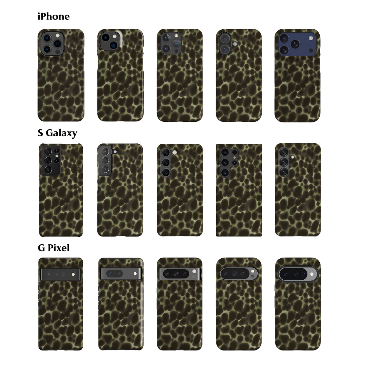 Tortoise Mint Green Spots Phone Case