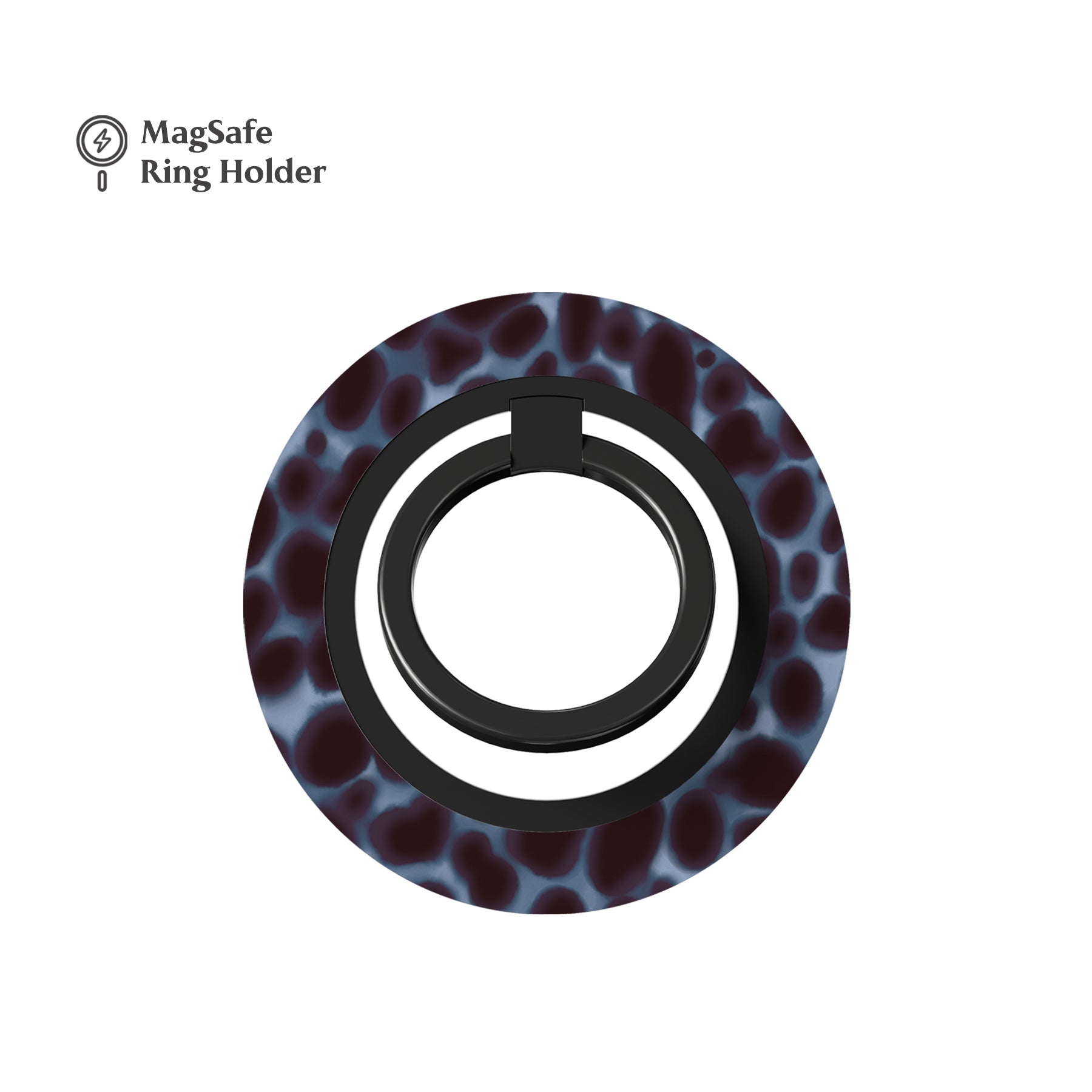 Tortoise Shell Plum Spots MagSafe Ring Holder