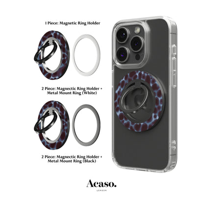Tortoise Shell Plum Spots MagSafe Ring Holder