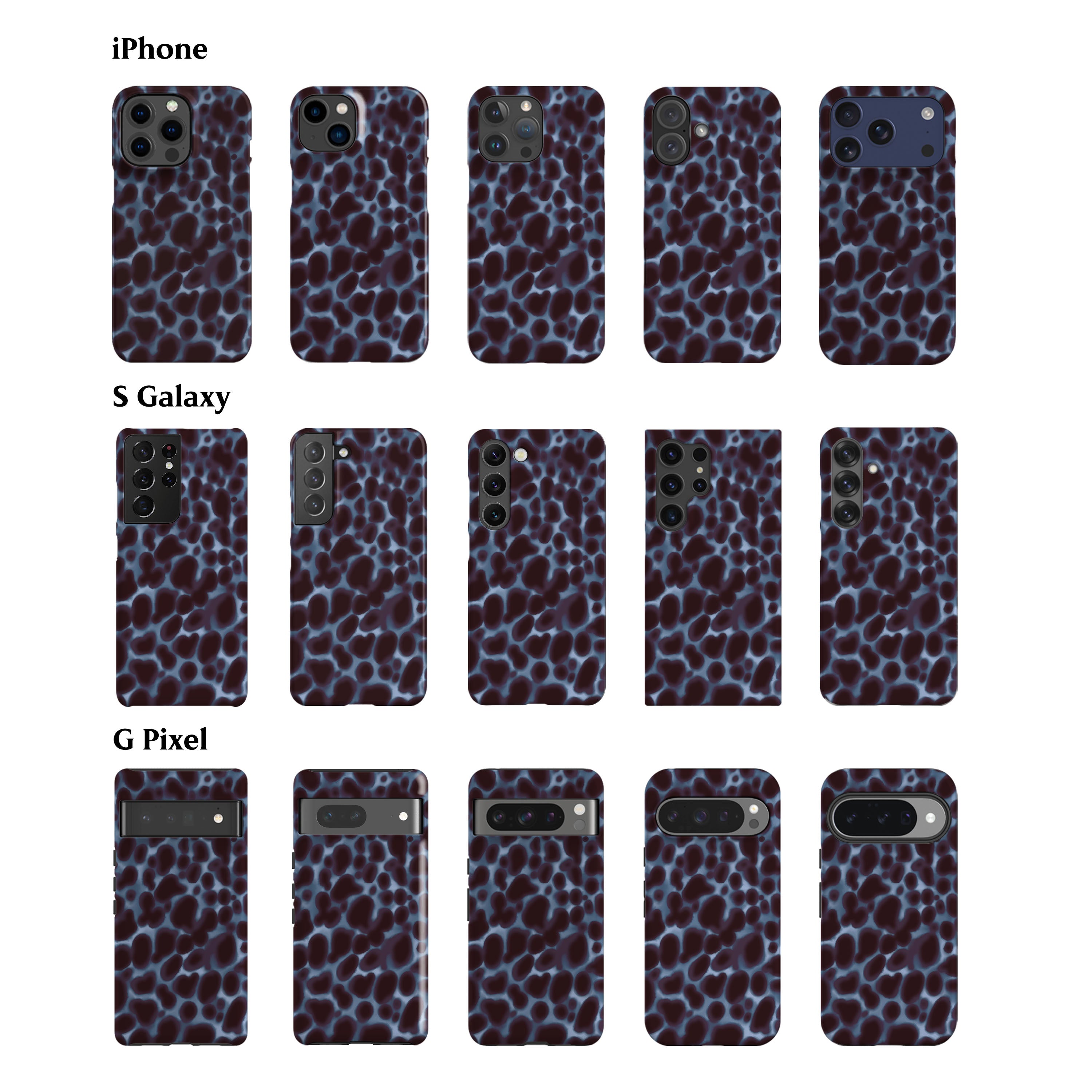 Tortoise Spots Plum Phone Case