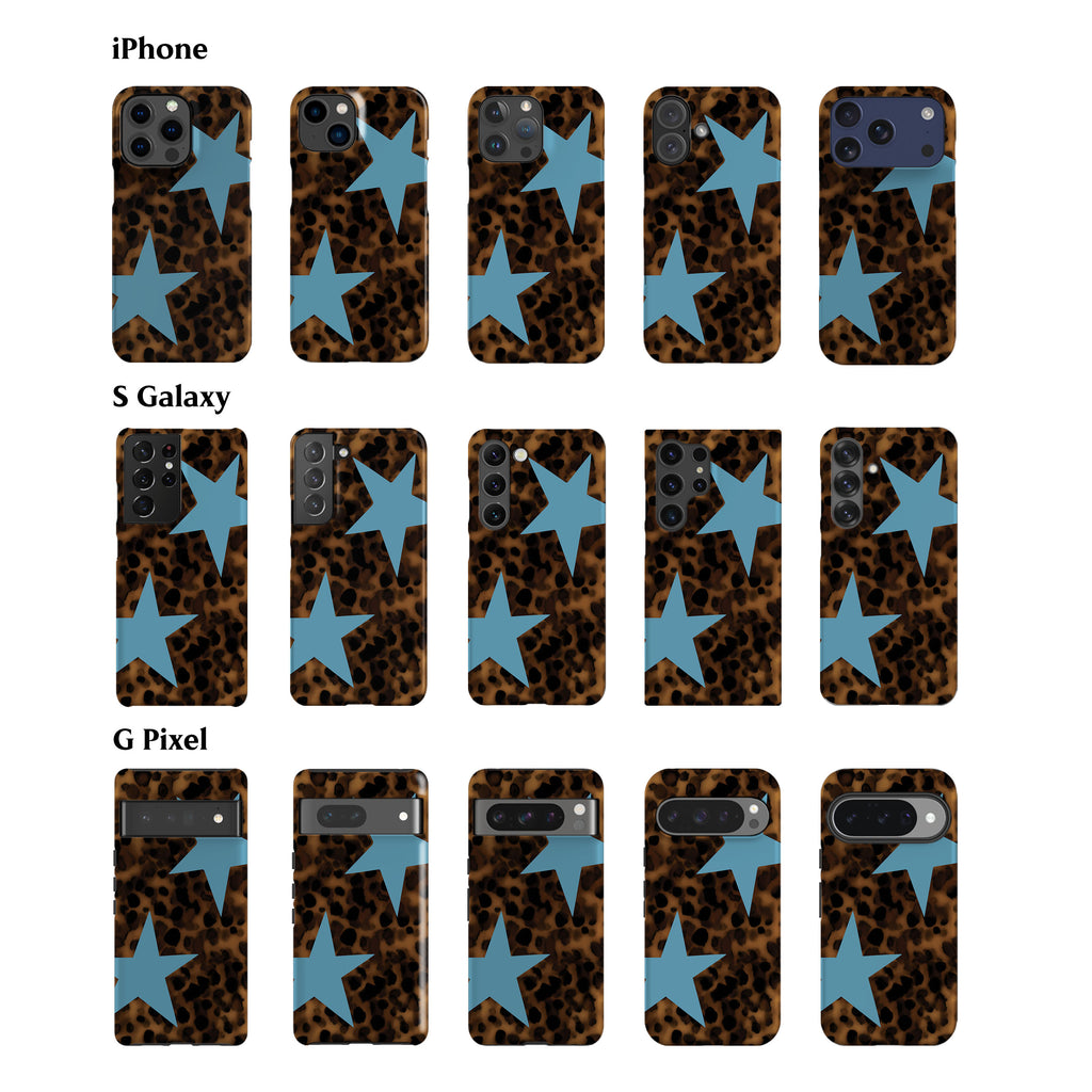 Tortoise Blue Stars Phone Case