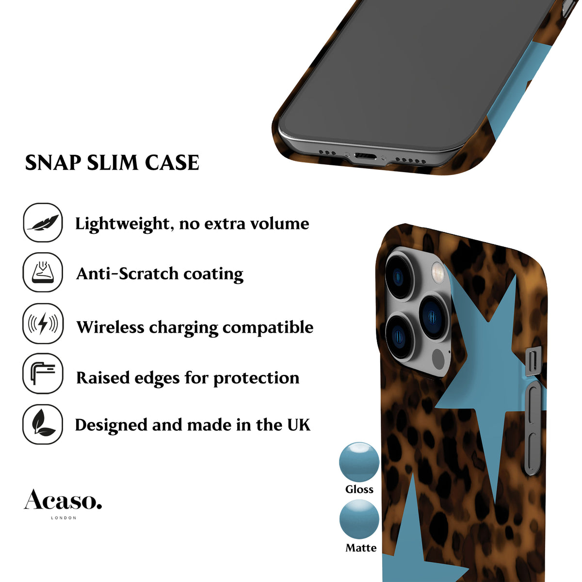 Tortoise Blue Stars Phone Case