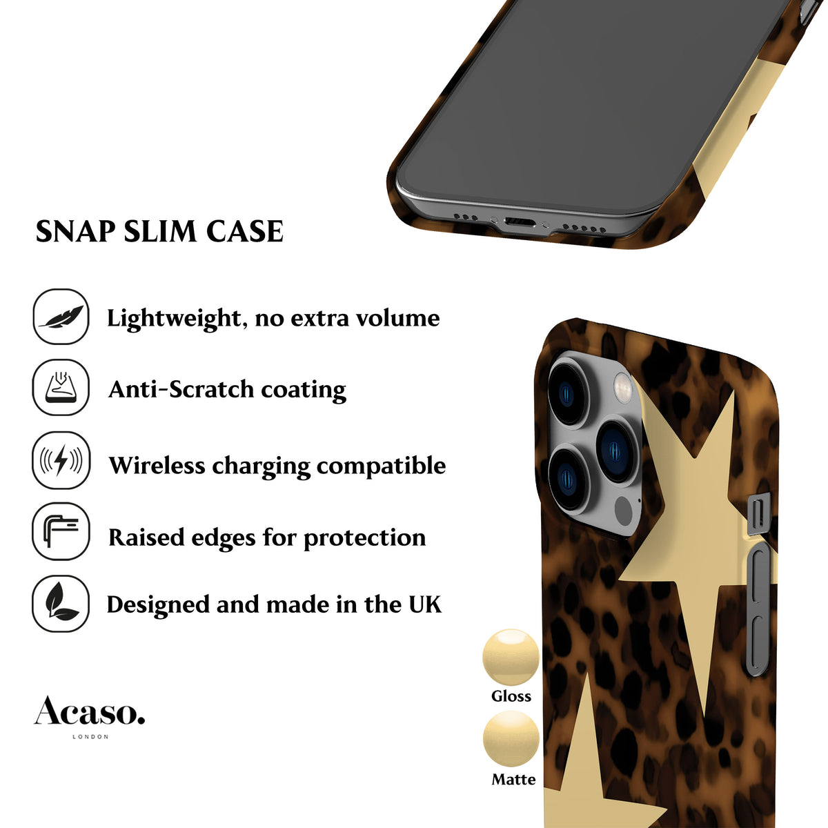 Tortoise Yellow Stars Phone Case