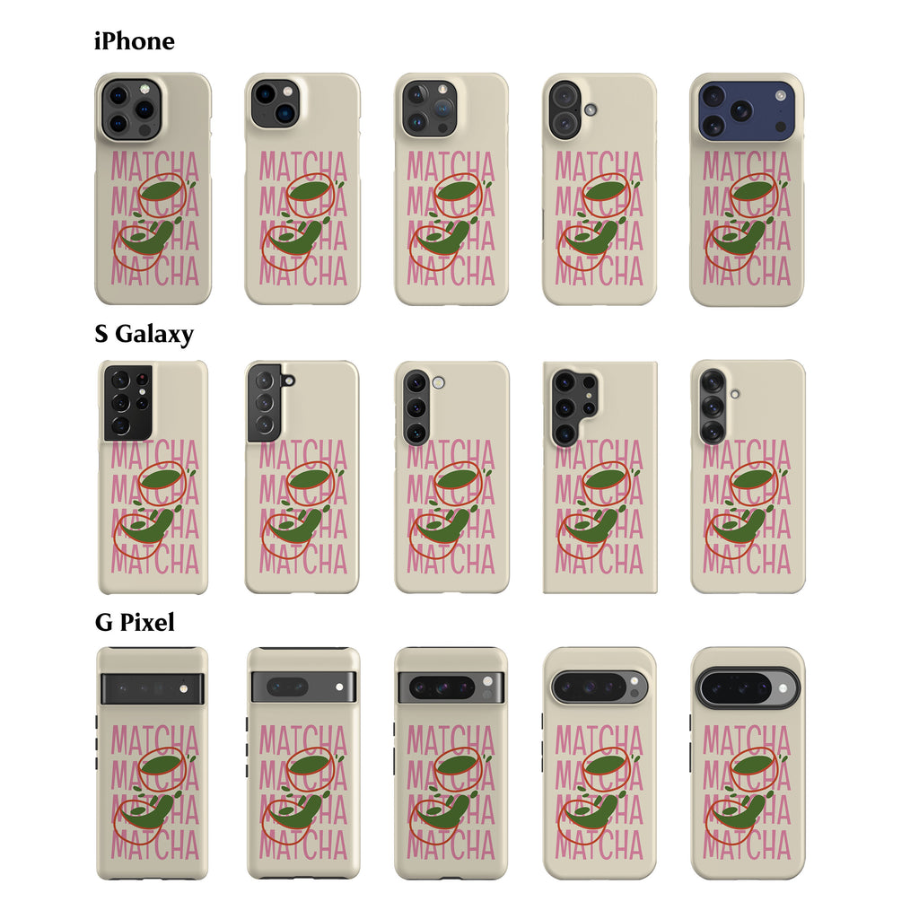 Triple Matcha Phone Case