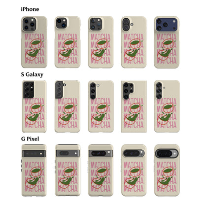 Triple Matcha Phone Case