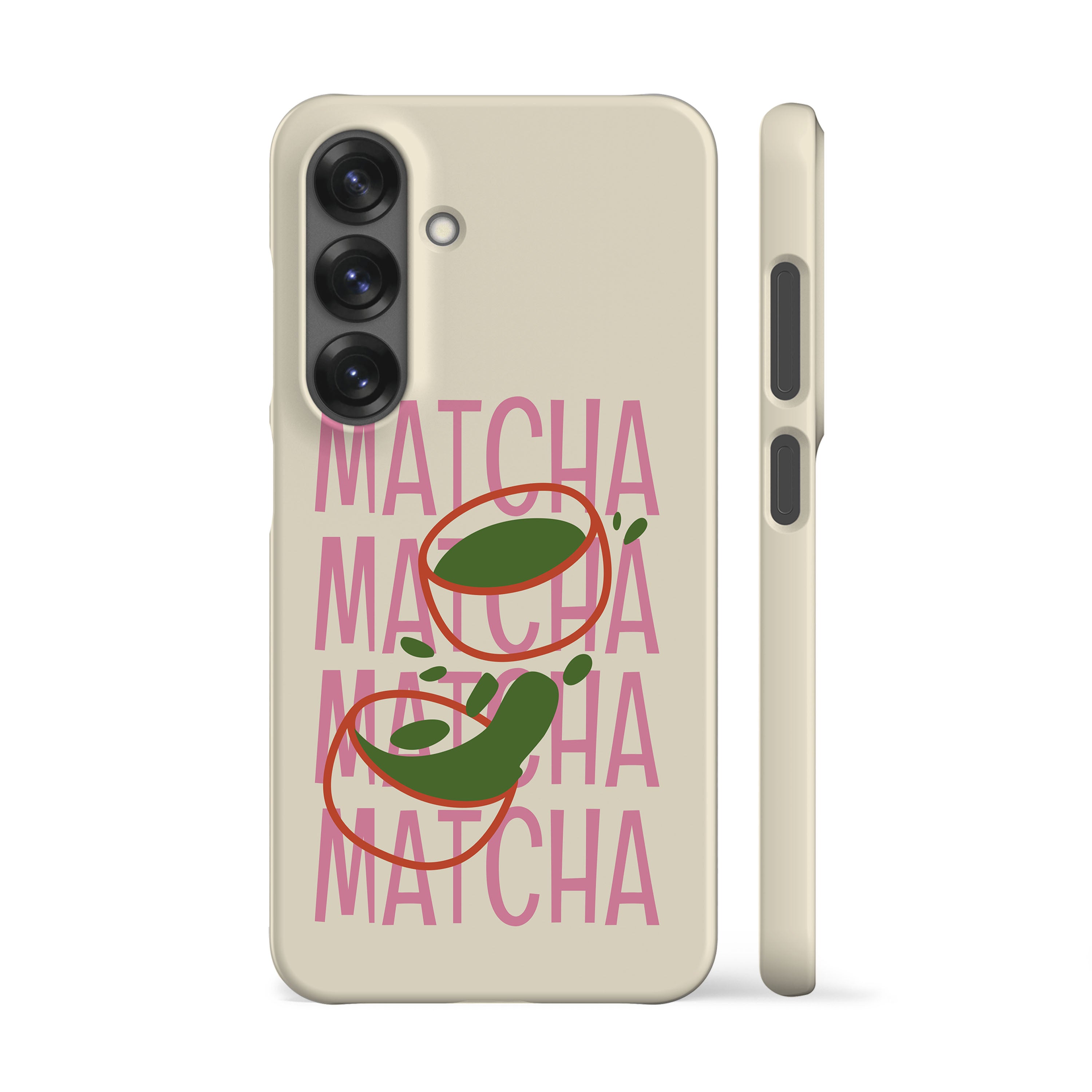 Triple Matcha Phone Case
