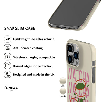 Triple Matcha Phone Case