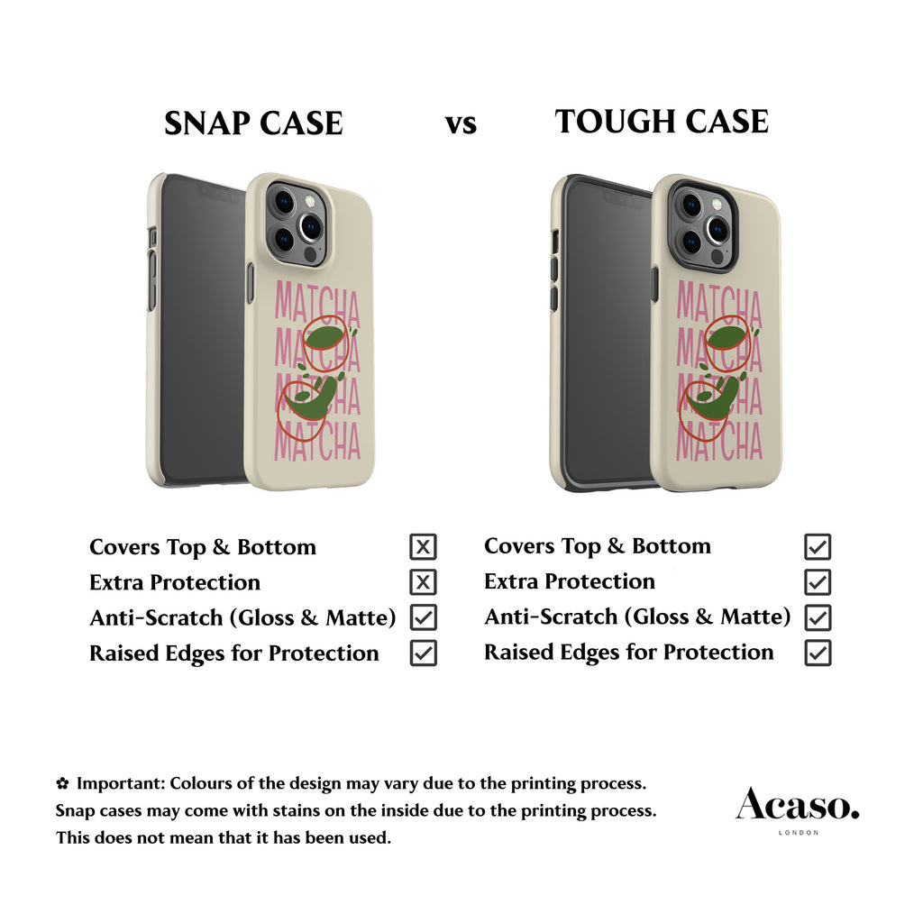 Triple Matcha Phone Case
