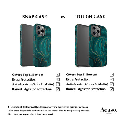Turquoise Marble Phone Case