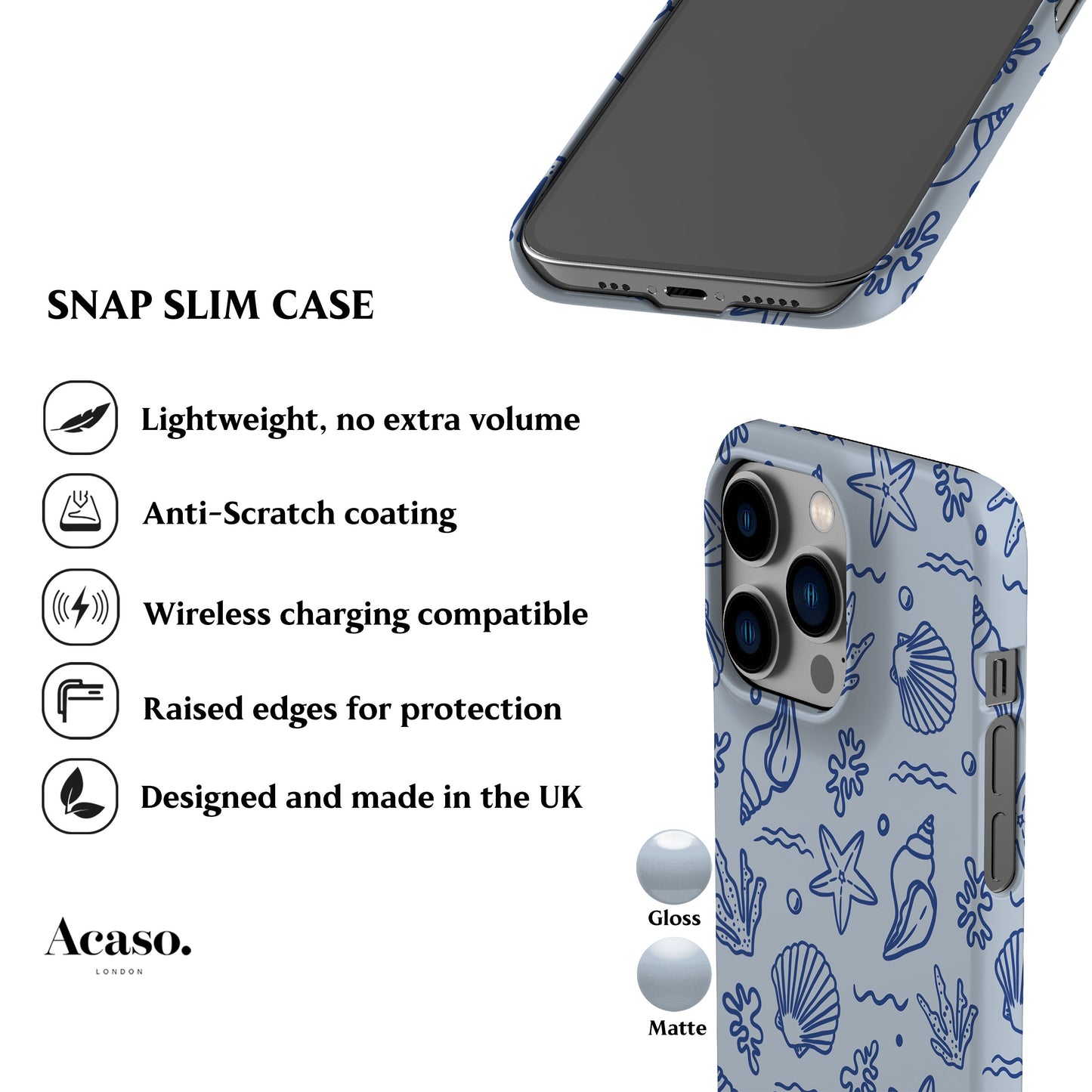 Under The Sea Blue Phone Case