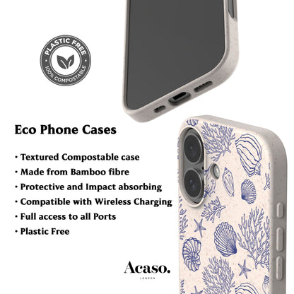 Vintage Shells Eco-Friendly Phone Case