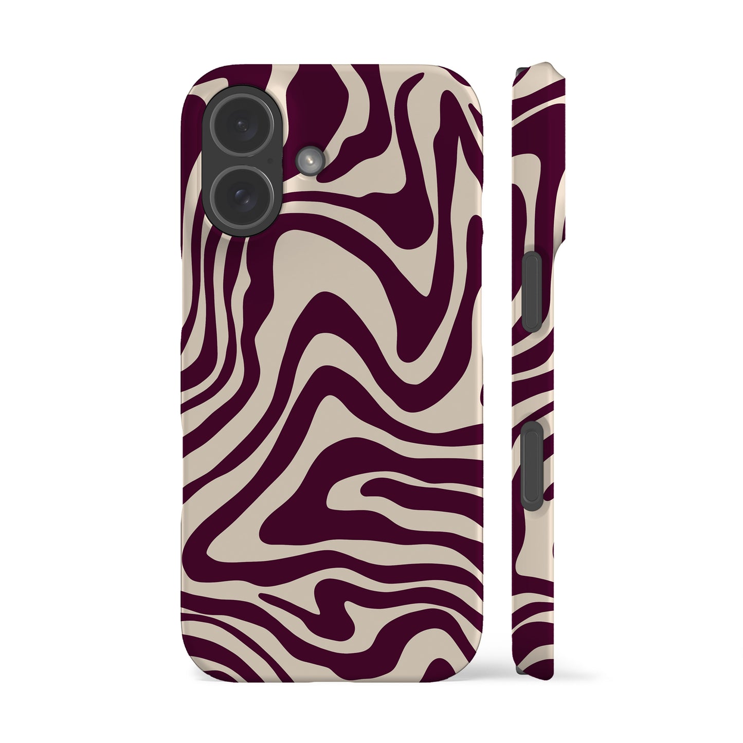 Wavy Plum Phone Case