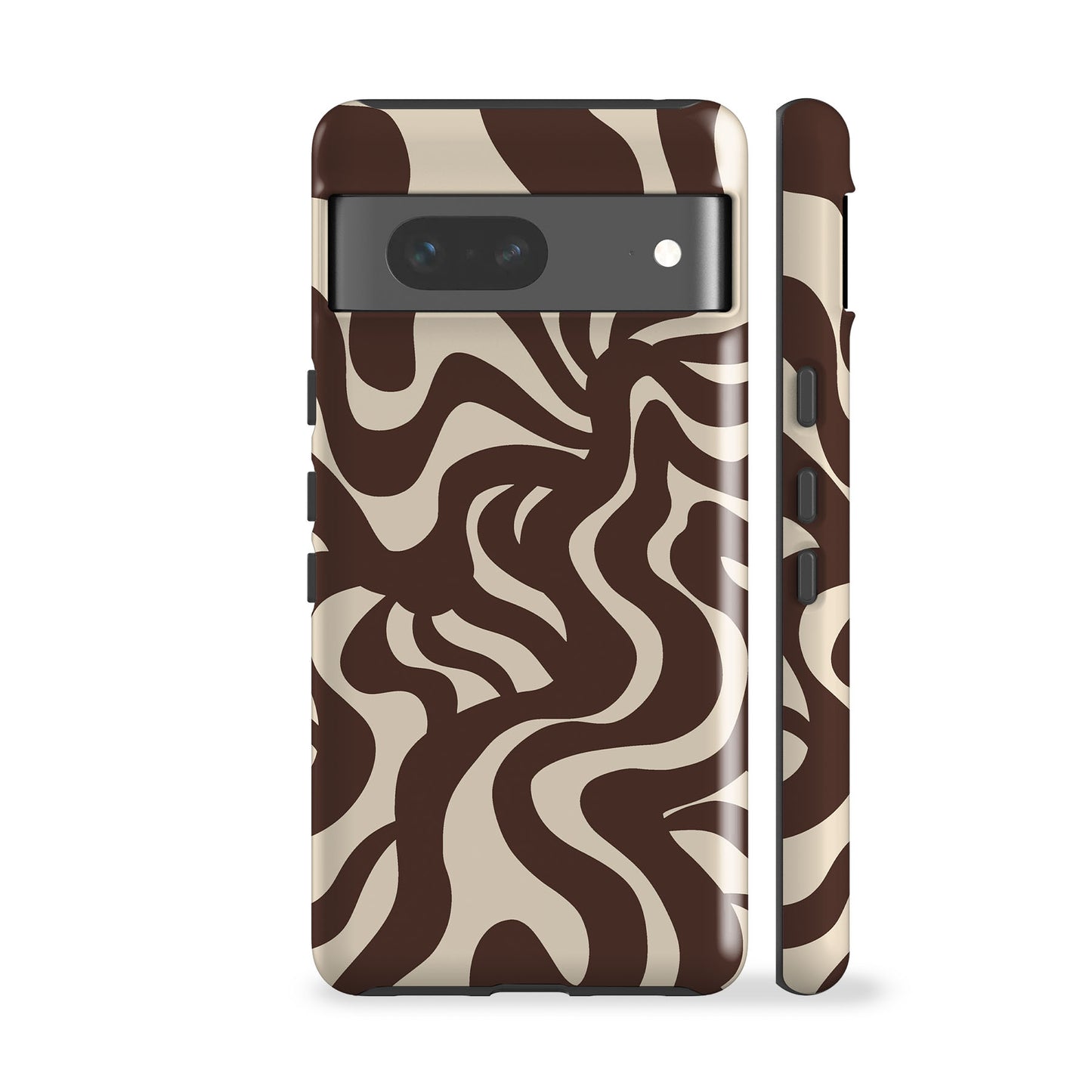 Wavy Swirls Choco Phone Case