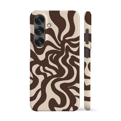 Wavy Swirls Choco Phone Case