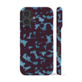 Wavy Tortoise Shell Blue Plum Phone Case