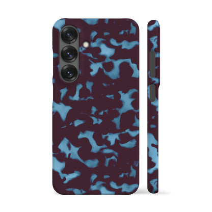 Wavy Tortoise Shell Blue Plum Phone Case