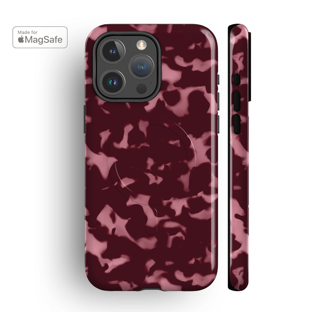 Pink Wavy Tortoise MagSafe iPhone Case