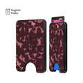 Wavy Tortoise Shell Pink Magnetic Phone Wallet