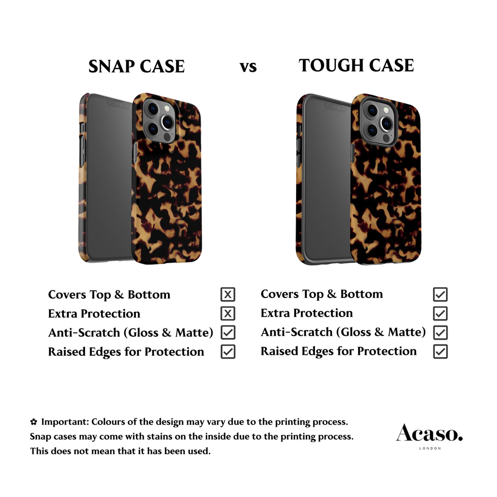 Wavy Tortoise Shell Phone Case