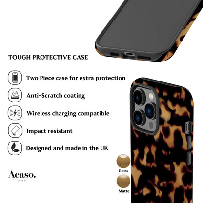 Wavy Tortoise Shell Phone Case