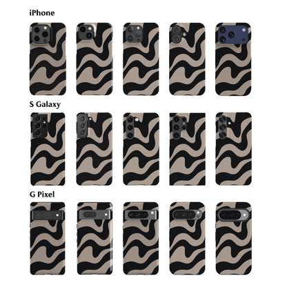 Wavy Zebra Phone Case