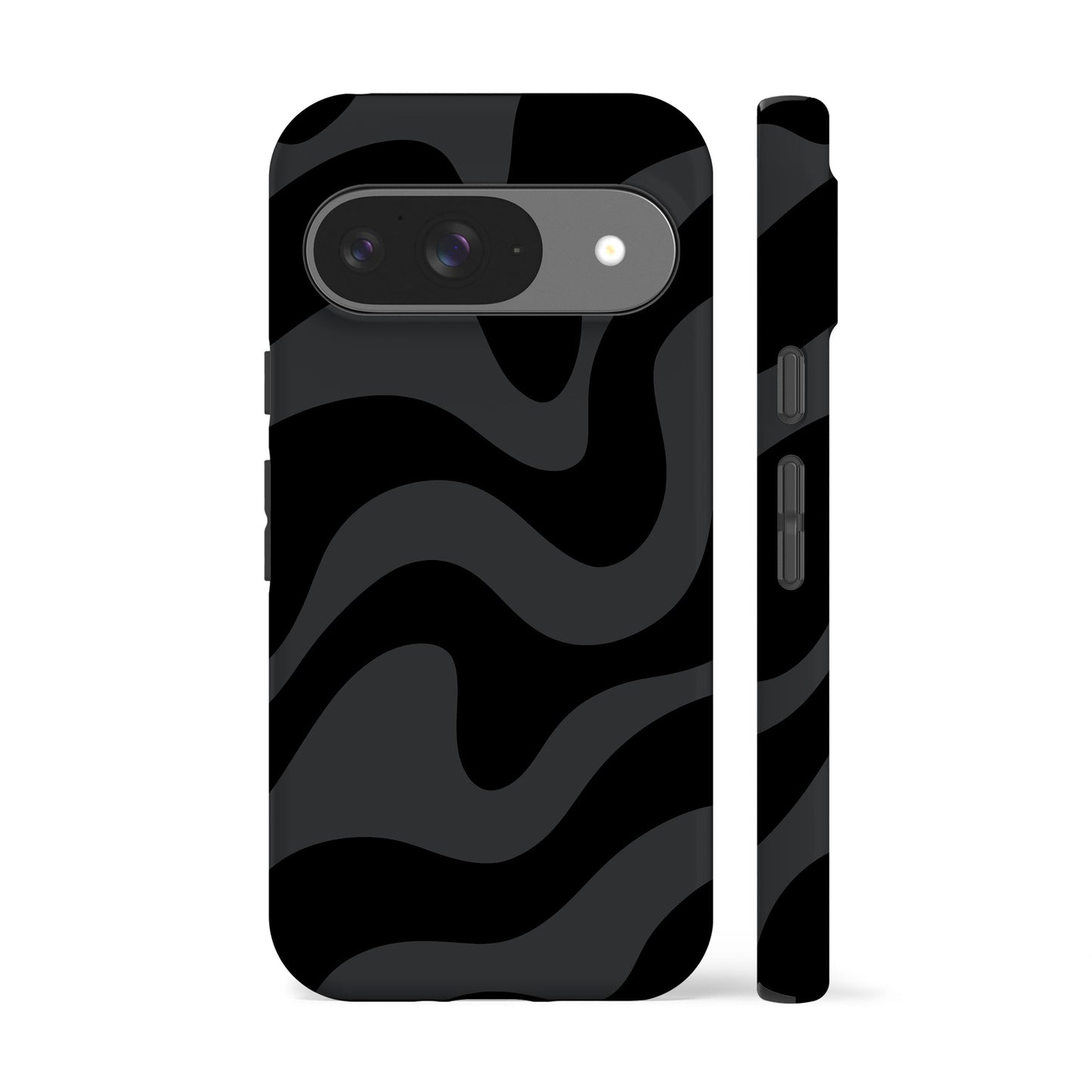Wavy Grey Zebra Phone Case