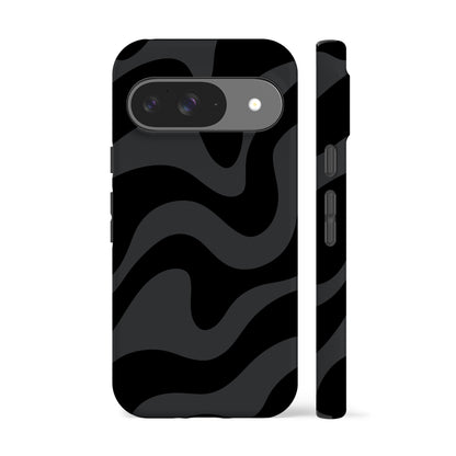 Wavy Grey Zebra Phone Case