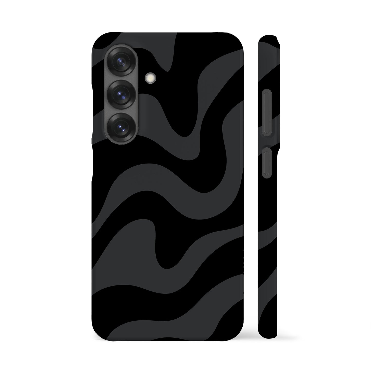 Wavy Grey Zebra Phone Case
