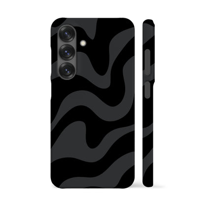 Wavy Grey Zebra Phone Case