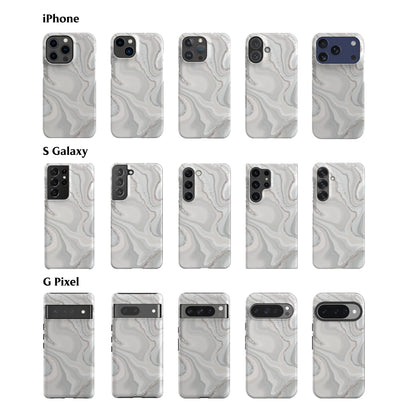 White Marble Phone Case
