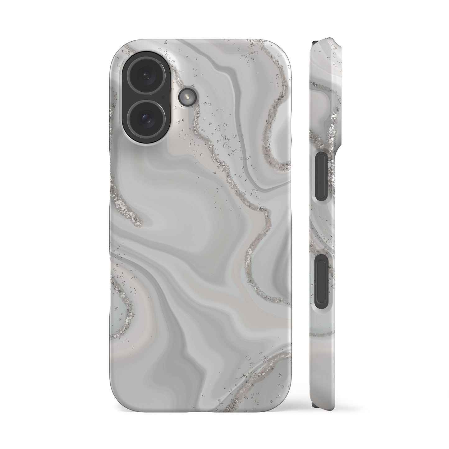 White Marble Phone Case