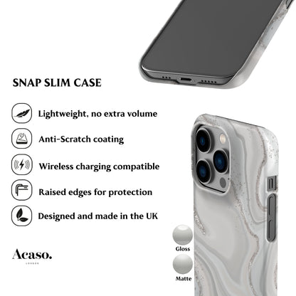 White Marble Phone Case