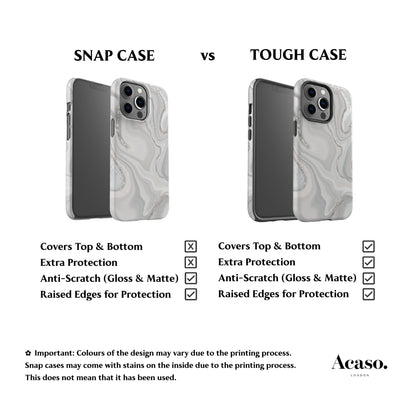 White Marble Phone Case