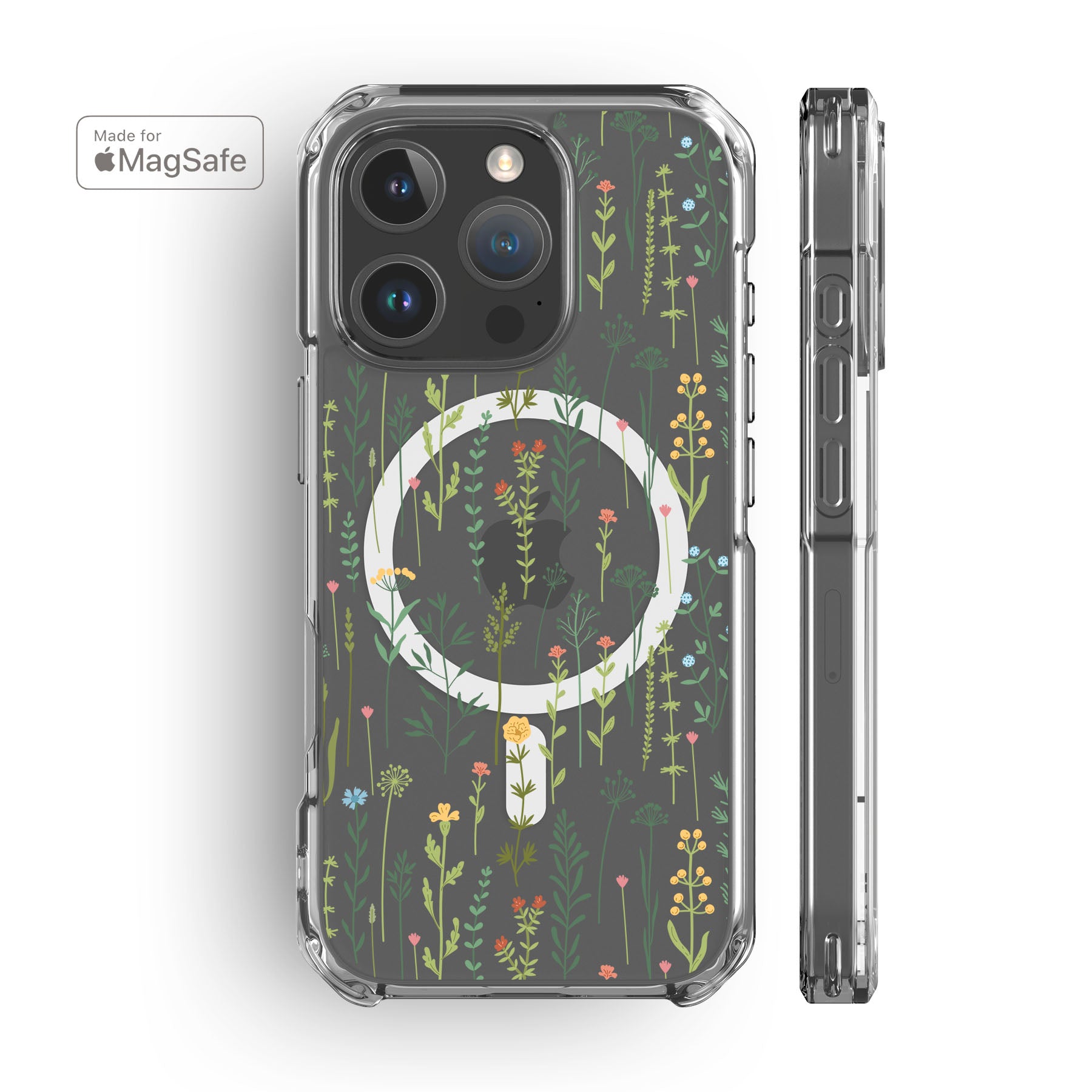 Wildflowers Clear MagSafe iPhone Case