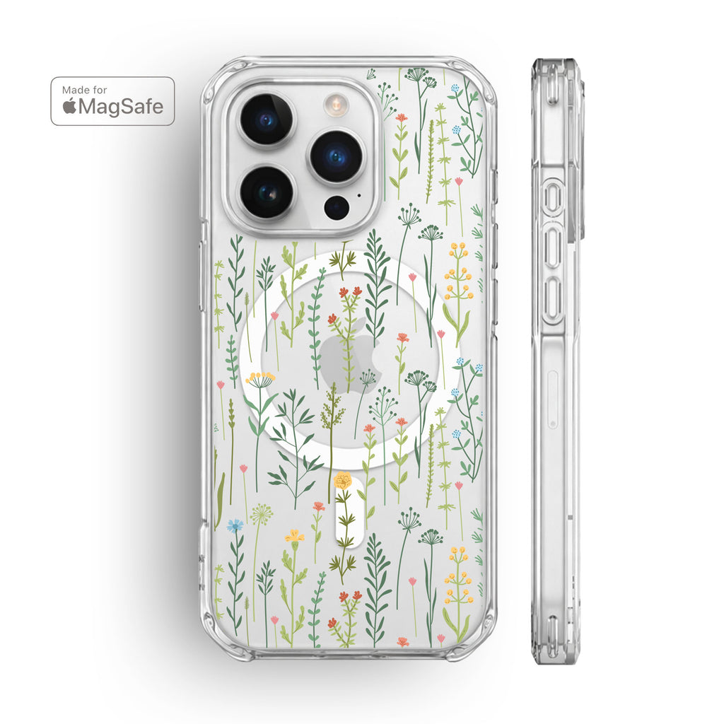 Wildflowers Clear MagSafe iPhone Case