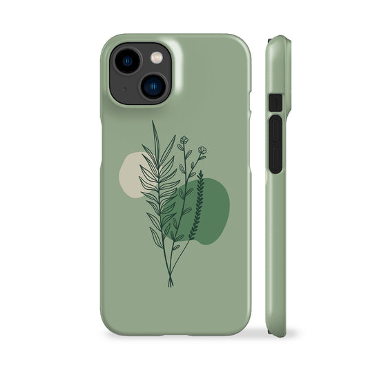 Wildflowers Green Phone Case