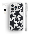Wonky Stars Clear MagSafe iPhone Case